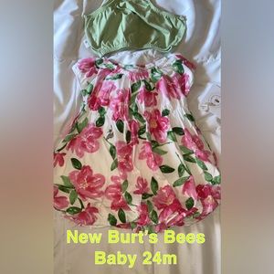 NWT Burt’s Bees Baby set sz. 24 mos